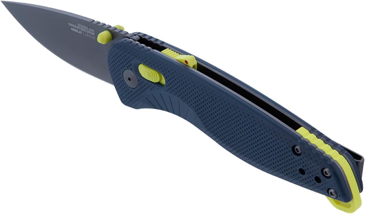 SOG Aegis AT Ambidextrous Folding Pocket Knife CRYO D2 Blade AT-XR Lock