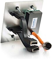 DG DUAL HDMI,VGA,3RCA,3.5 RR AL WP - SUPPORTS VGA VIDEO, STEREO AUDIO, COMPOSITE