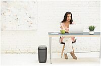 Fellowes 4606001 60Cs 10-Sheet Paper, Credit Card Shredder with Safety Features