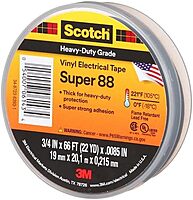 3M 6143 1 Pack Scotch Premium Vinyl Elec Tape 88
