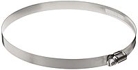 Precision Brand B6HS All Stainless Worm Gear Hose Clamp, 3/8" - 7/8" (Pack of 10)