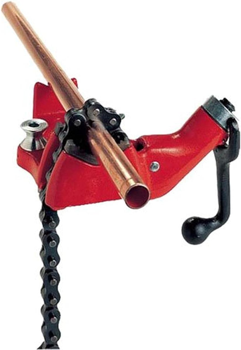 RIDGID Bench Chain Vises Bundle - BC610 Model Holds 1/4-6" Pipe & BC410 Model Holds 1/8-4" Pipe Modern + Top Screw Bench