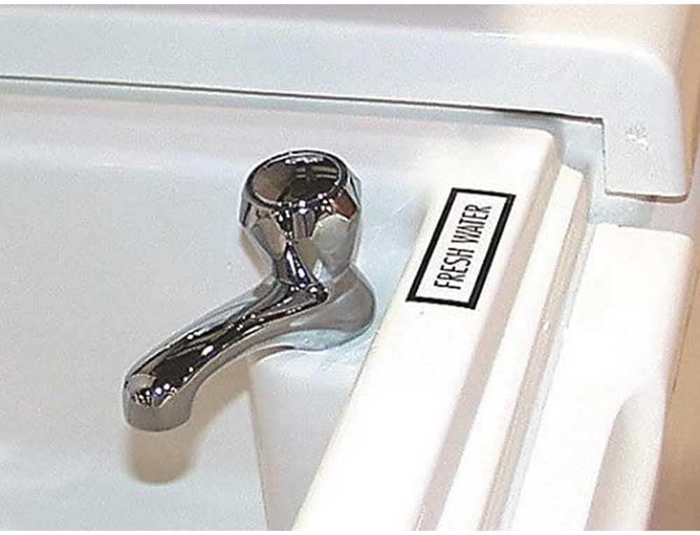 Scandvik Heavy-Duty Brass Basin Tap - Chrome Plated
