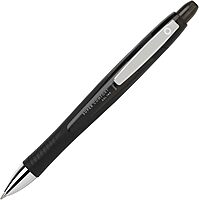 Office Depot Super Comfort Grip Retractable Gel Pens, Medium Point, 0.7 mm, Black Barrel, Black Ink, Pack of 12
