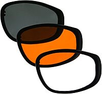 Bobster ® Sport & Street, Matte Black Frame, Smoked, Amber, & Clear Lens