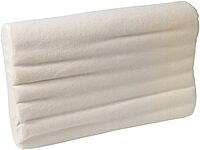 DMI Contour Memory Foam Pillow for Excellent Neck Support, Cervical Pillow, with Soft Cream Terry Cloth Cover