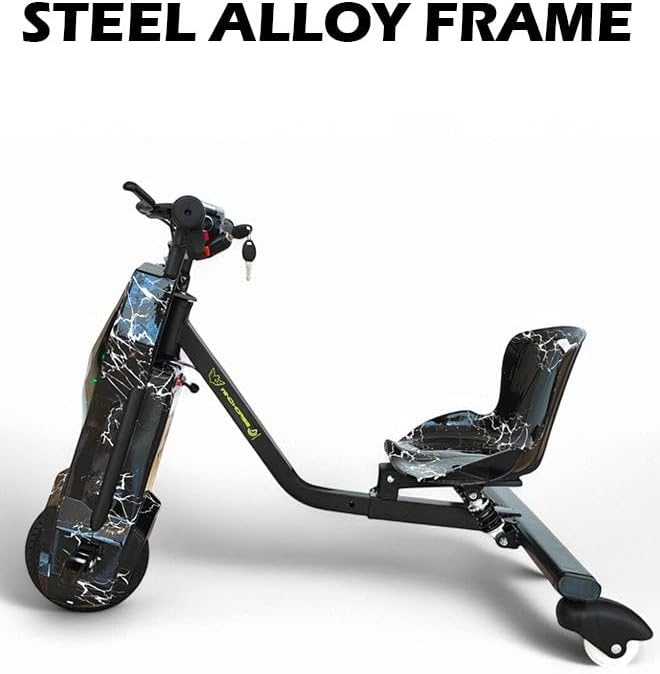 WINDHORSE [Electric Stunt Drifting Scooter for Kids & Adults] – 250W Brushless Motor | 36V 4Ah Battery | 360° Spin | Bluetooth Speaker | Adjustable Frame | 3-Speed Modes