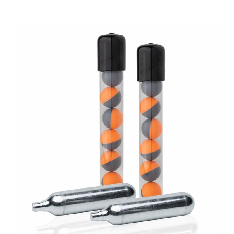 SABRE Home Defense Pepper Projectile Launcher Refill Kit 14 Red Pepper Powder Projectiles and 2 CO2 Cartridges