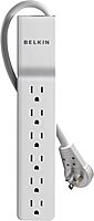 Belkin 6-Outlet Power Strip / Surge Protector, Slim