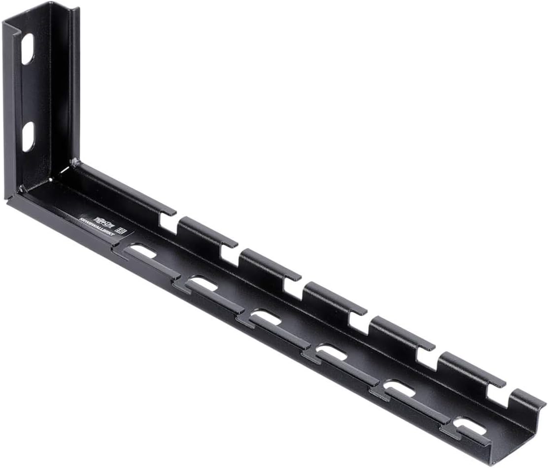 Tripp Lite Wall L Bracket, L Shaped Bracket for 150 mm and 300 mm Wire Mesh Cable Trays (SRWBWALLBRKT)
