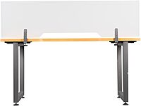 VARIDESK Acrylic Frosted Privacy Panel - Clamp-On Tool-Free