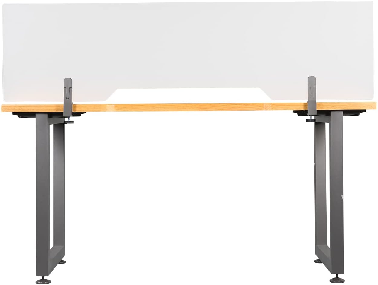 VARIDESK Acrylic Frosted Privacy Panel - Clamp-On Tool-Free