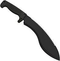 SOG Sogfari Kukri 13" Stainless Steel Survival Machete Knife | Saw on the Back of the Blade, Textured Handle, Nylon Sheath