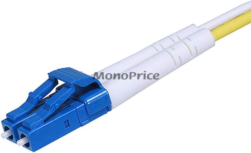 Monoprice Fiber Optic Cable, LC/LC, Single Mode, Duplex (9/125 Type) - Yellow