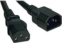 Tripp Lite Computer Power Extension Cord (IEC-320-C14 to IEC-320-C13) 16AWG 13A