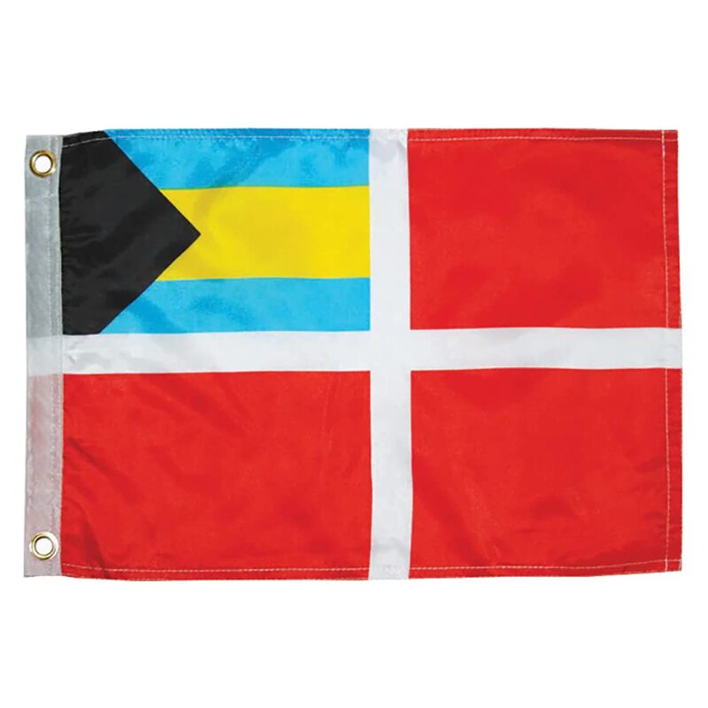 TAYLOR MADE PRODUCTS Bahamas Courtesy Flag for Boats, Pools and Docks 12" x 18"