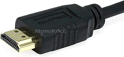 Monoprice 15ft 34AWG Standard HDMI Cable With Ethernet - HDMI Micro to HDMI Connector 15 Feet