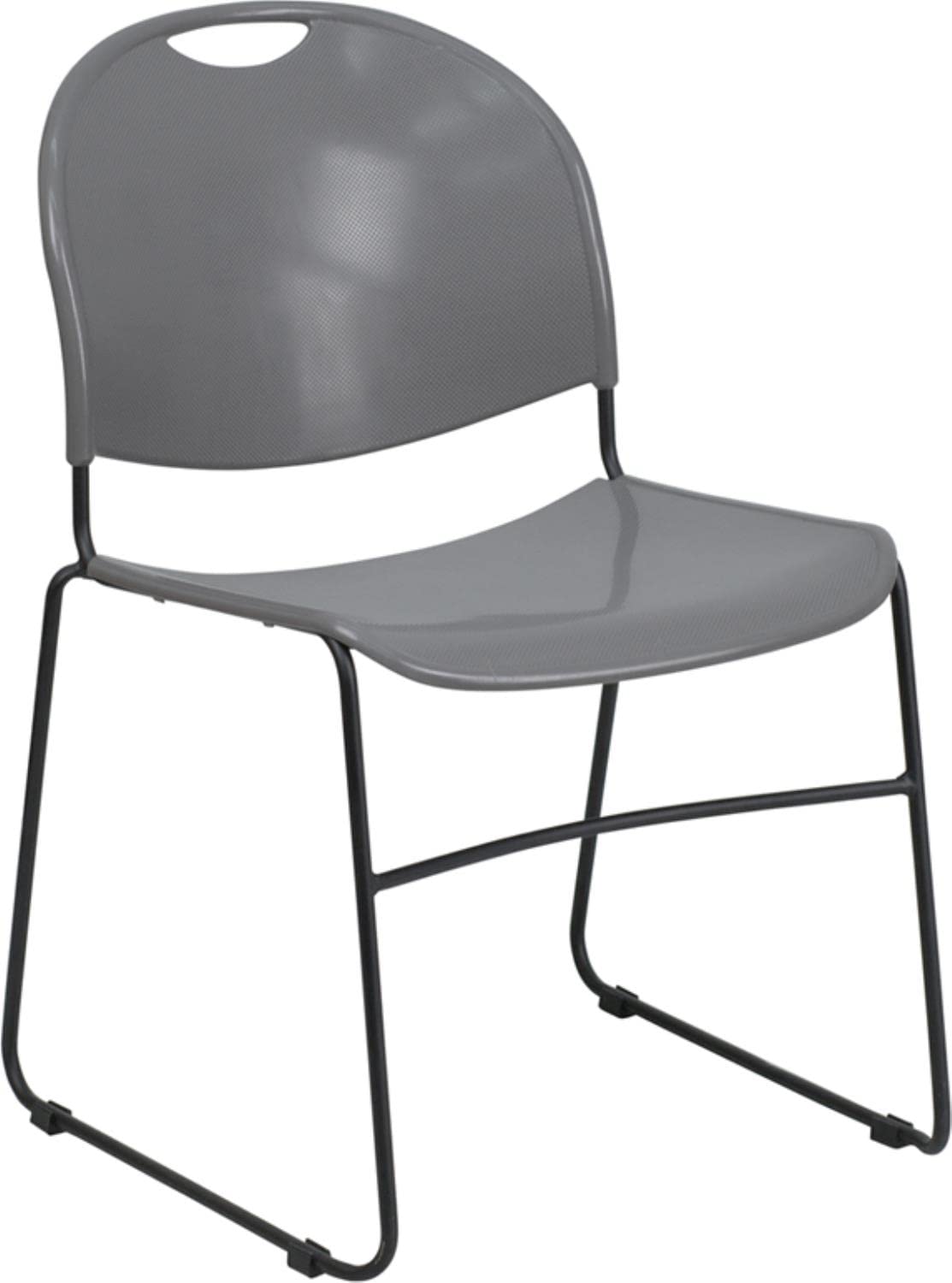 FLASH FURNITURE HERCULES Series 880 lb. Capacity Ultra-Compact Sled Base Stack Chair
