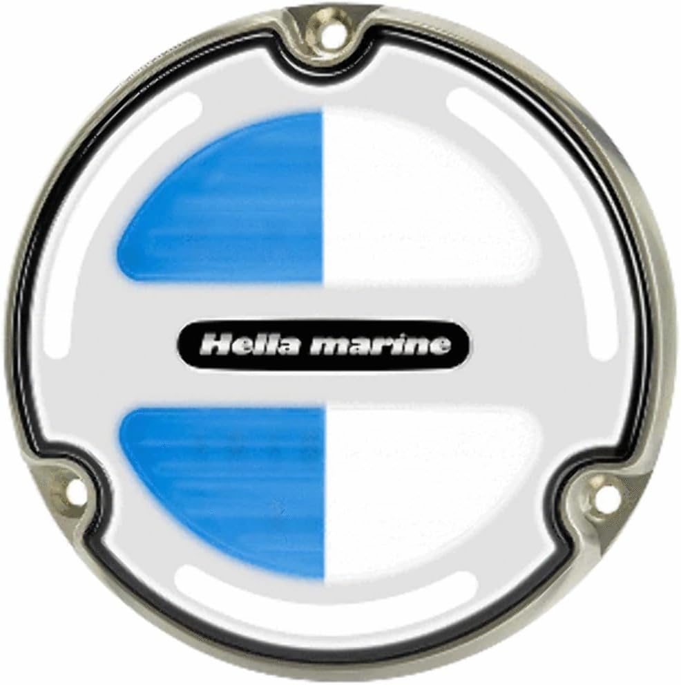 Hella Marine Apelo A3 White/Blue Underwater Light - Bronze - White Lens