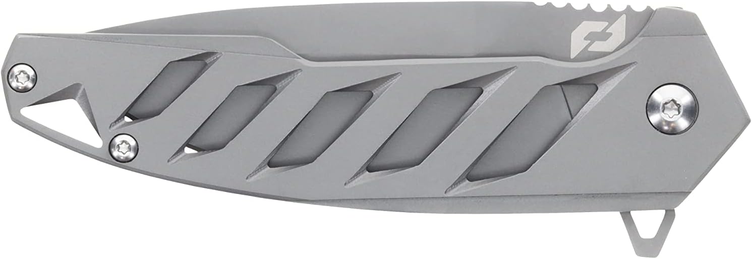 Schrade Delta Class Ventricle Folder 7in with 3in AUS-10 Steel Blade and Aluminum Handle for EDC