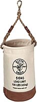 Klein Tools, 5104S, 12" Bucket, Leather-Bottom, Natural Canvas
