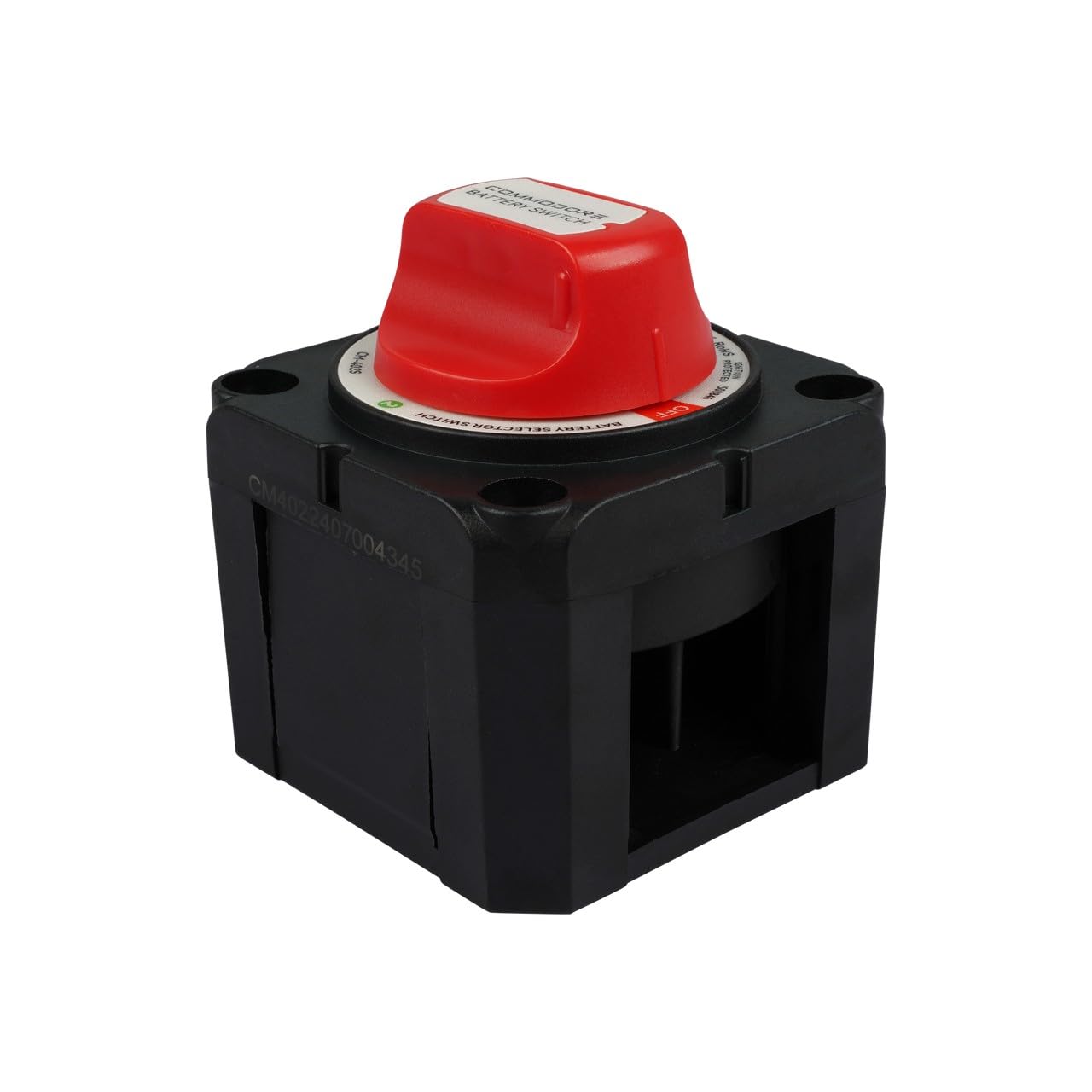 Commodore 4-Position Compact Dual Battery Selector Switch