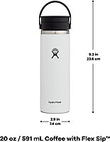 HYDRO FLASK Wide Mouth Insulated Bottle with Flex Sip Lid