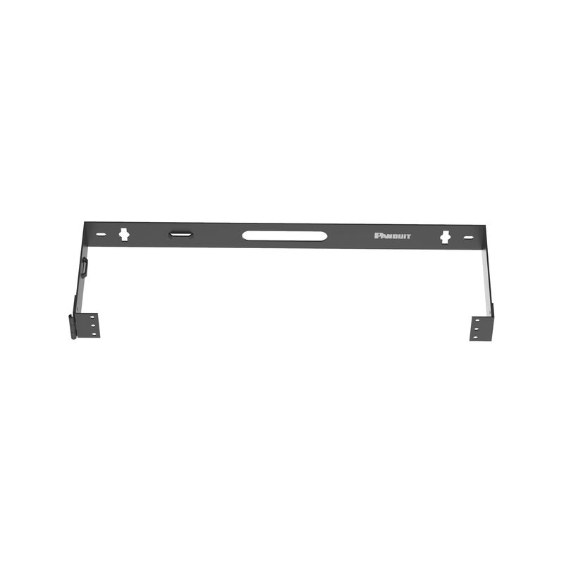 Panduit WBH1 Steel Hinged Wall Bracket, Black 1 RU Black