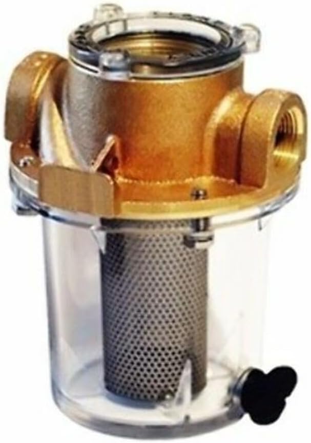 GROCO ARG-1500 Series 1-1/2" Raw Water Strainer w/Stainless Steel Basket