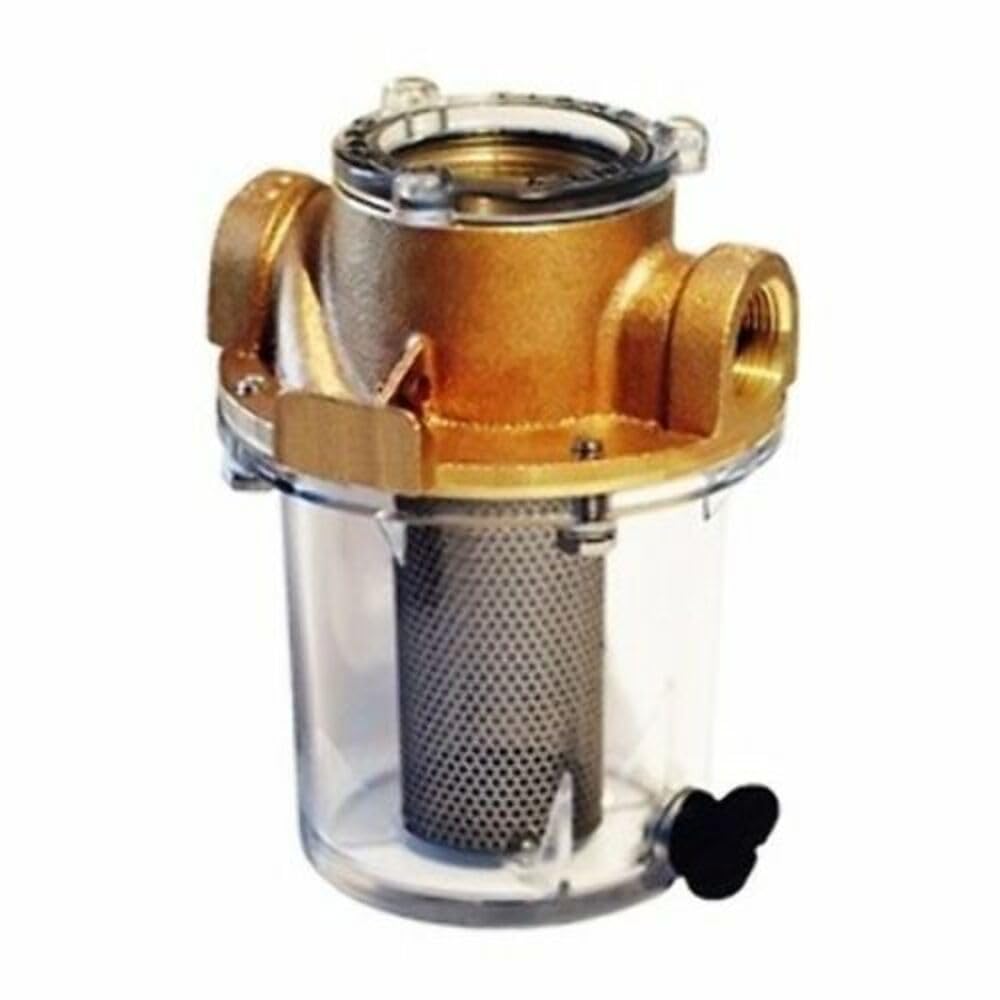 GROCO ARG-1500 Series 1-1/2" Raw Water Strainer w/Stainless Steel Basket