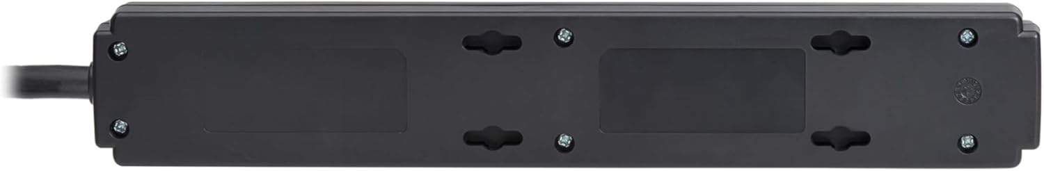 Eaton Tripp Lite Series 6-Outlet Surge Protector Power Strip, 3ft Extension Cord, 600 Joules, 15A Circuit Breaker, Black