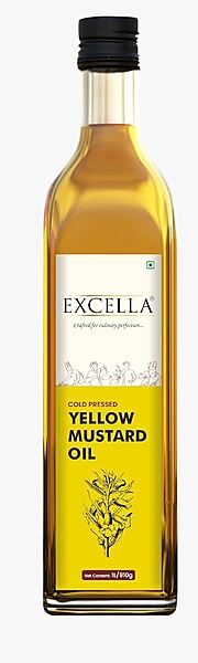 EXCELLA- COLD PRESSED YELLOW MUSTARD OIL 1 LTR