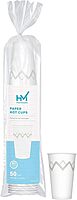 Highmark Paper Hot Cups, 16 Oz, Printed White, Pack Of 50