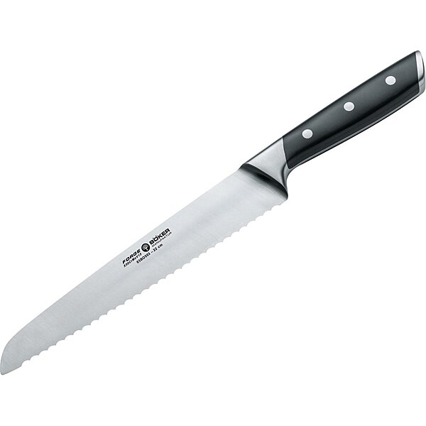 Boker 03B0503 Forge Bread Knife with 8 5/8 in. Blade, Black