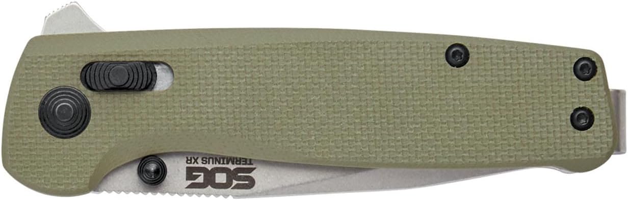 SOG Terminus XR G10 Daily Carry Rugged EDC Ambidextrous Pocket Folding Knife