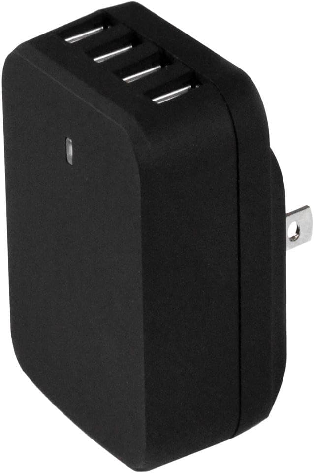 StarTech.com 4-Port Travel USB Wall Charger - 34W/6.8A International Travel Adapter