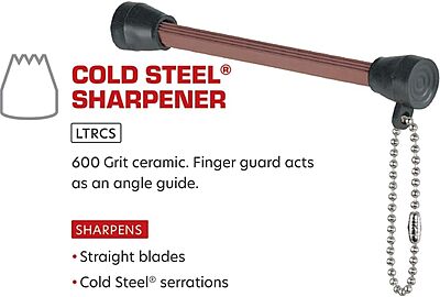 Lansky CS Knife Sharpener: Specially designed for Cold Steel Serrated Knife Sharpening - LTRCS