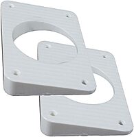 Taco Wedge Plates f/Grand Slam Outriggers - White