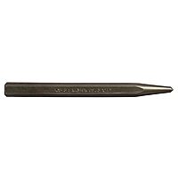 Mayhew Tools Center Punches, Shot-Blast Finish, Hex Body