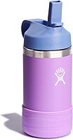 HYDRO FLASK Kids Water Bottle - 12 oz Stainless Steel Insulated with Straw Cap