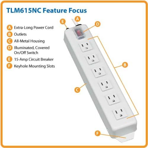 Tripp Lite Metal Home & Office Power Strip