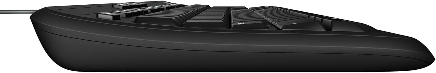 Incase Wired Keyboard 600 – Designed by Microsoft – Spill Resistant, Quiet Touch Keys, Plug and Play, 4 Hotkeys