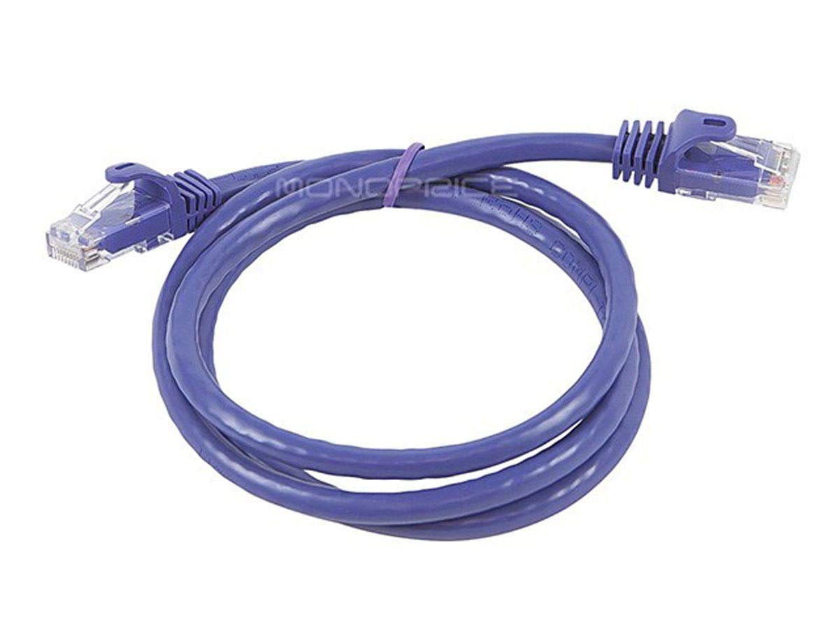 Monoprice Cat6 Flexboot Ethernet Patch Cable UTP 24AWG 550MHz Snagless RJ45