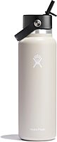 HYDRO FLASK Wide Mouth Flex Straw Cap Bottle - Insulated Stainless Steel