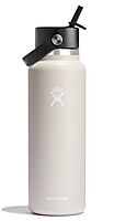 HYDRO FLASK Wide Mouth Flex Straw Cap Bottle - Insulated Stainless Steel