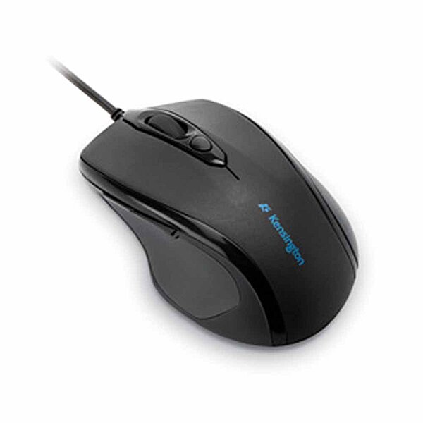 Kensington Pro Fit Wired Mouse, Mid-Size, Black