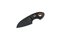 BÖKER PLUS Gnome all Black Copper - small fixed EDC knife with micarta handle - fixed blade knife with D2 blade - with Kydex sheath