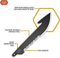OUTDOOR EDGE 2.5" Replacement Blades (Blade Code 250)