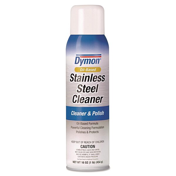 Dymon 20920 Stainless Steel Cleaner, 16oz, Aerosol, 12/Carton