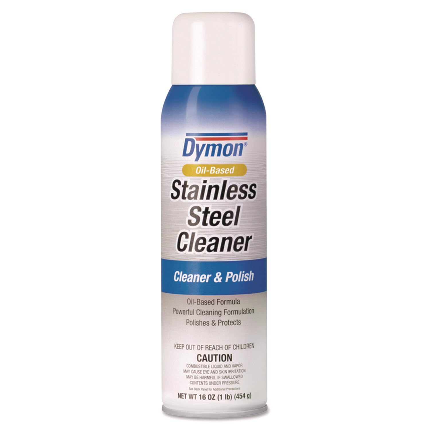 Dymon 20920 Stainless Steel Cleaner, 16oz, Aerosol, 12/Carton